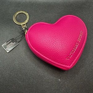 Victoria's Secret Fuchsia Heart Key Holder